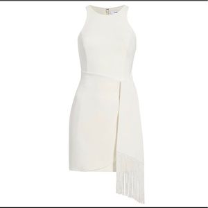 Likely Bristol Dress- white with fringe. Size 4.